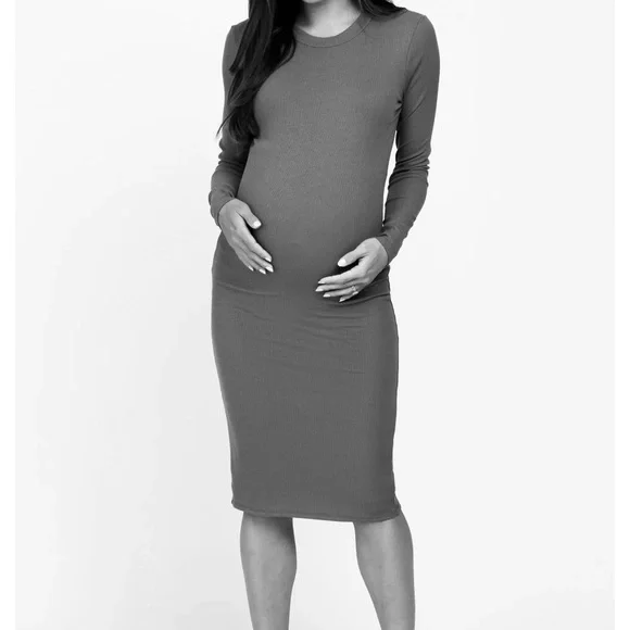 princess polly baby blue dress Maternity Baby Shower Dress main image 1